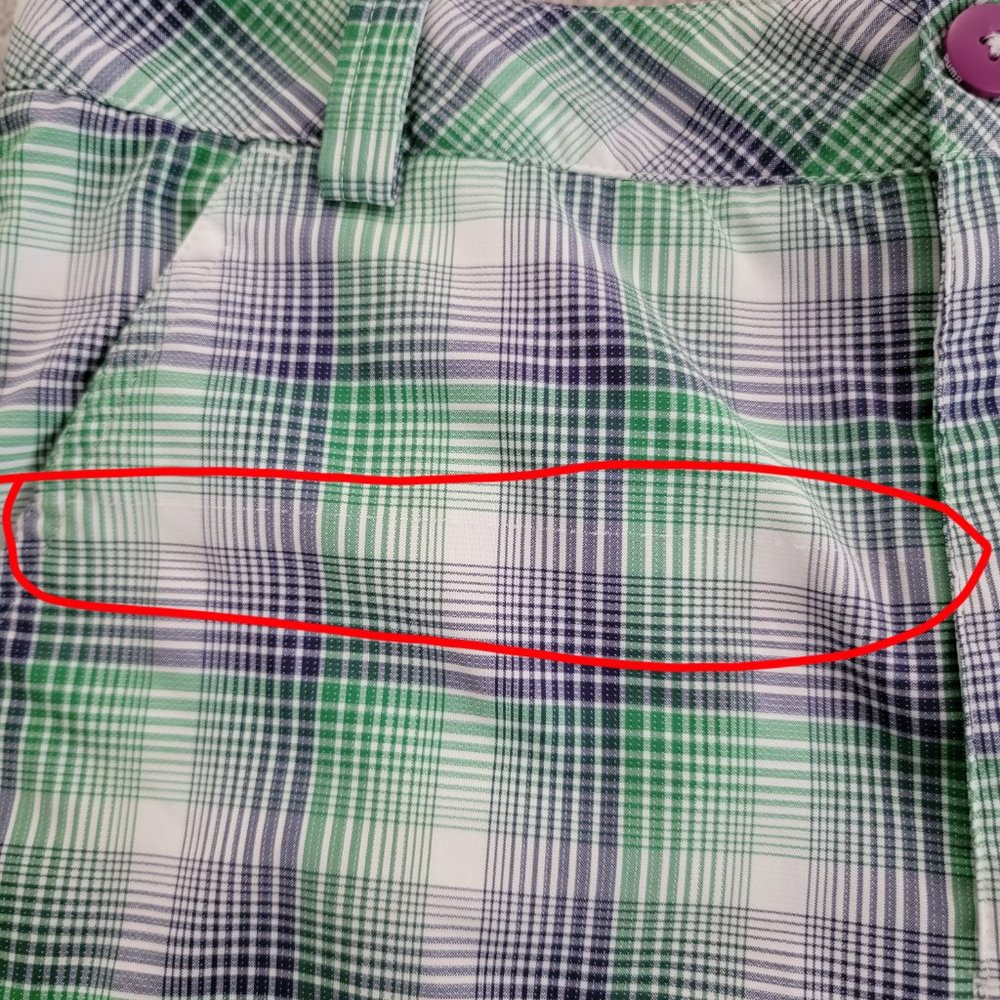 Puma Men's Plaid Golf Shorts - Picture 4 of 16